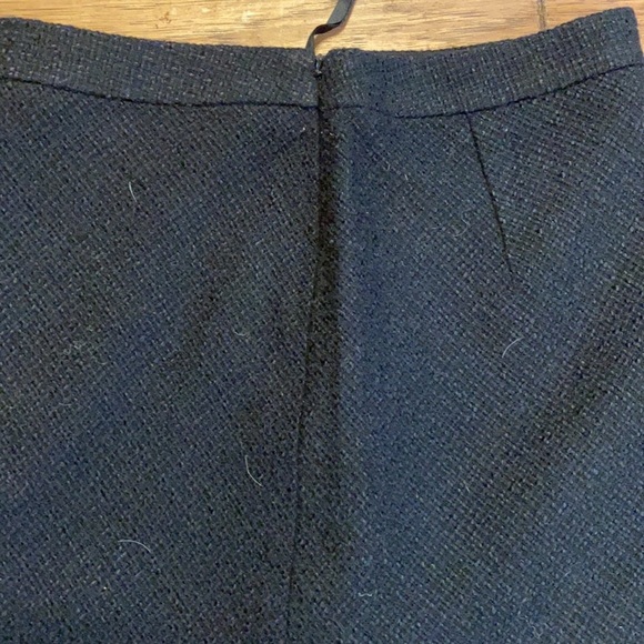 Gap black Sz 1 side zipper skirt - Picture 5 of 7